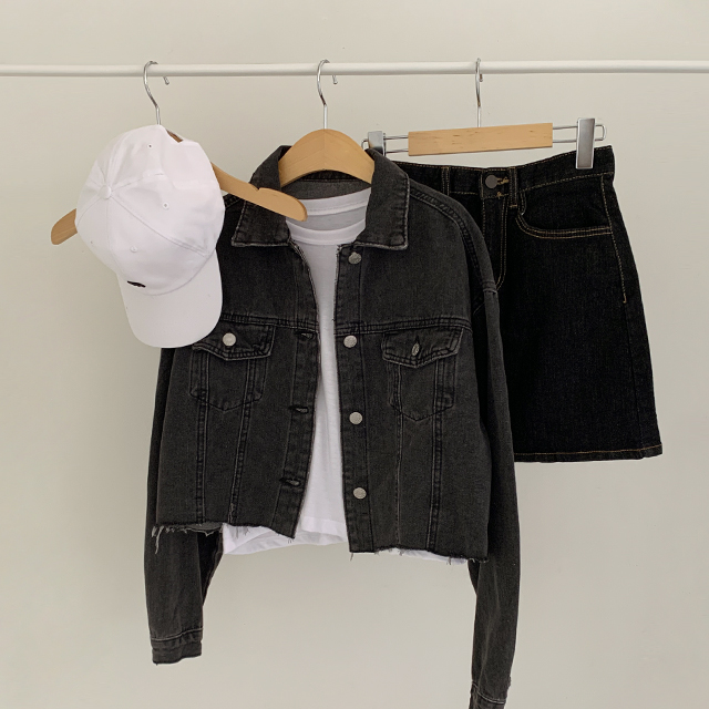 クロップドジャケット　ブラック クロップドジャケット（ブラック） | MACHATT ONLINE STORE