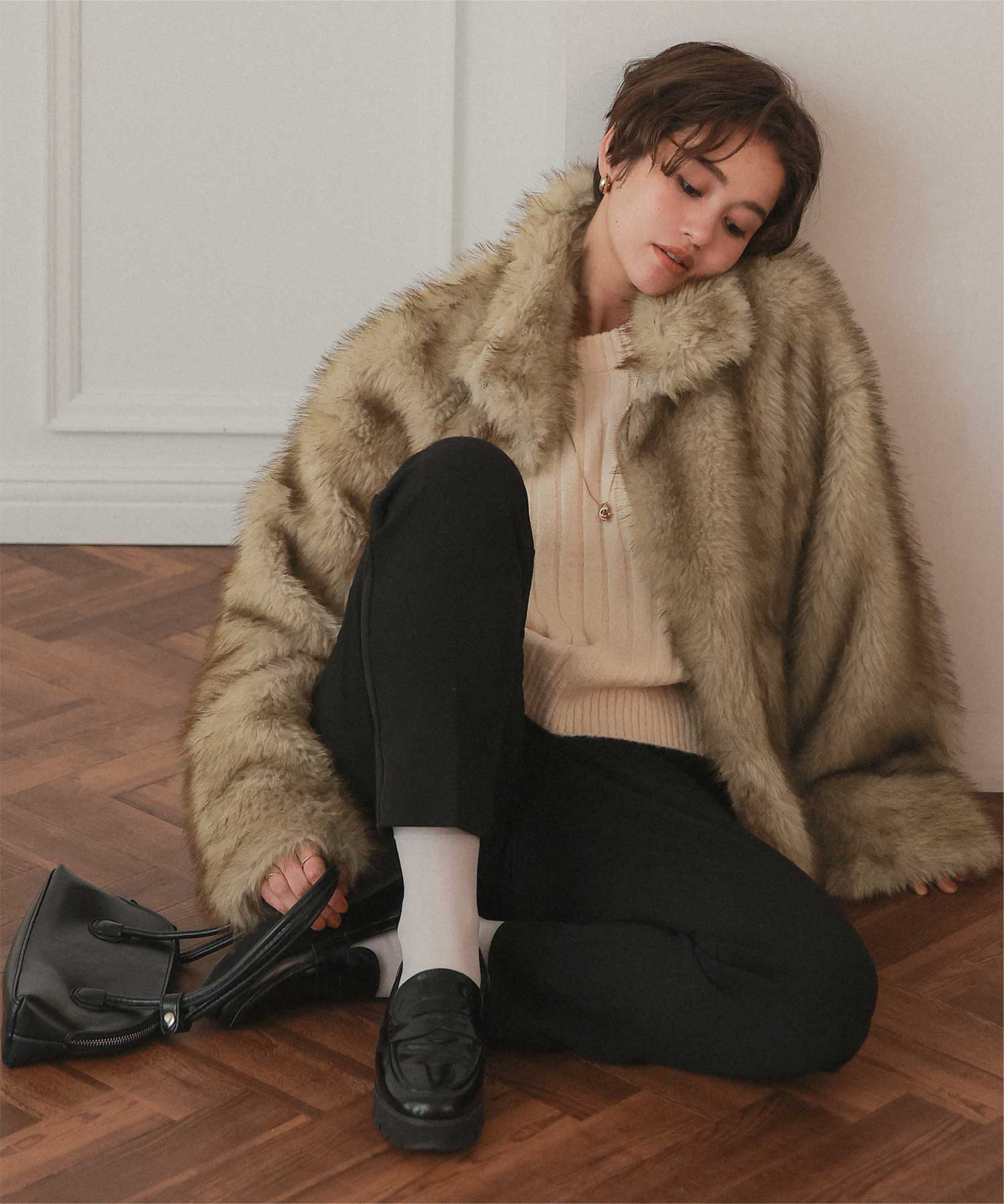 フェイクファージャケット